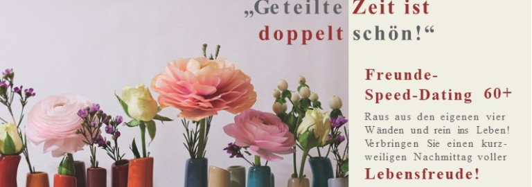 Freunde-Speed-Dating 60+