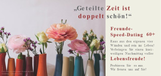 Freunde-Speed-Dating 60+