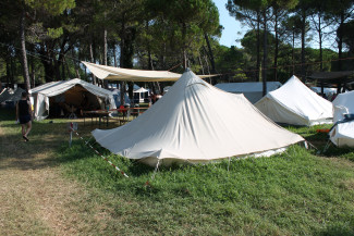 Zelt im Konfi-Camp